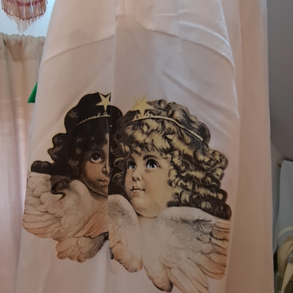Fiorucci Tania angels tee Rare Made in Italy - Picture 11 of 14